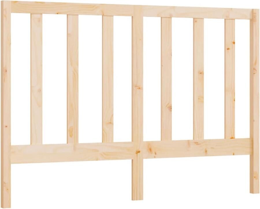 VidaXL Hoofdbord 156x4x100 cm massief grenenhout