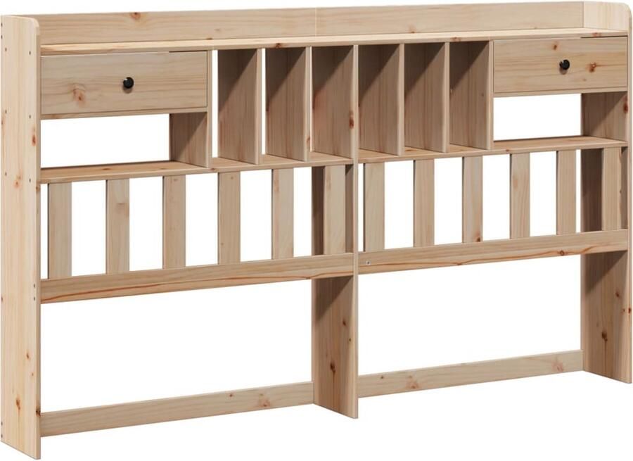 VidaXL Hoofdbord met opbergruimte 200 cm massief grenenhout