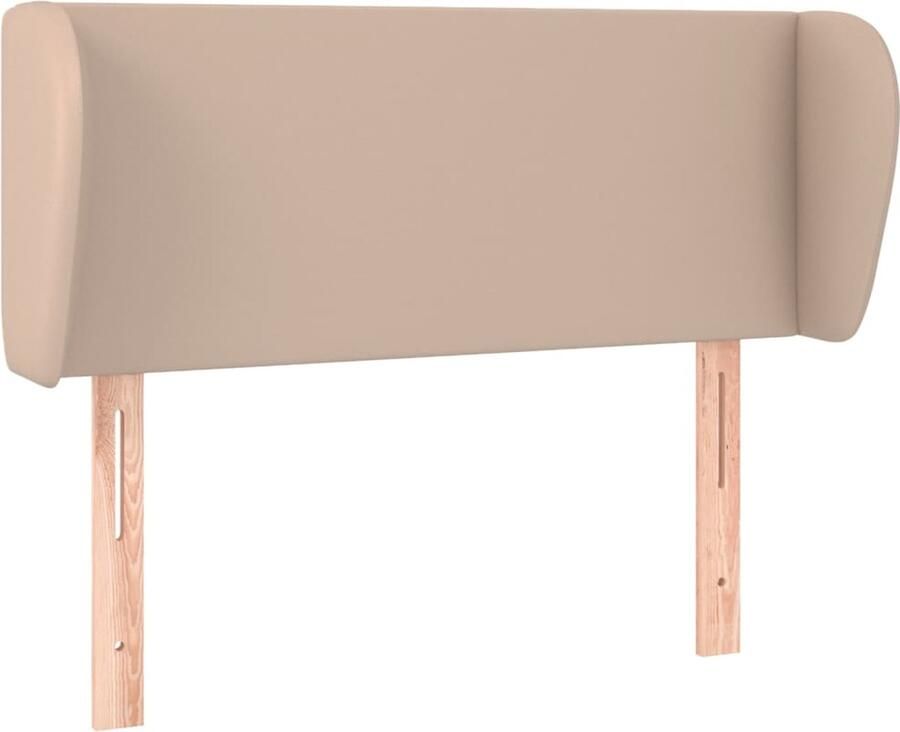 VidaXL Hoofdbord met randen 83x23x78 88 cm kunstleer cappuccinokleur - Foto 3