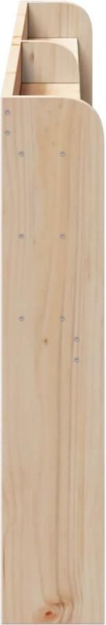 VidaXL Hoofdbord met schappen 180 cm massief grenenhout