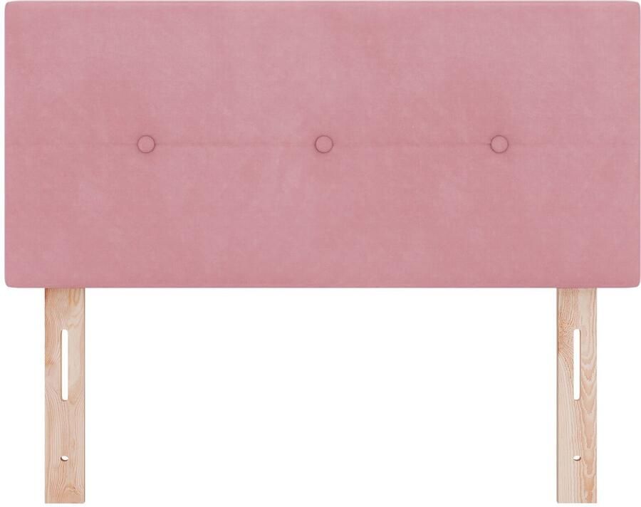 VidaXL Hoofdbord Roze Hout 80 x 40 x 7 cm Eenvoudig Roze Hoofdbord - Foto 2