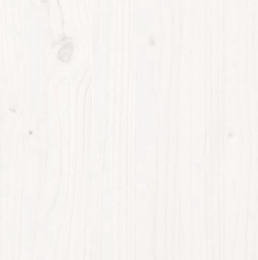 VidaXL Hoofdbord wandmontage 146 5x3x80 cm massief grenenhout wit