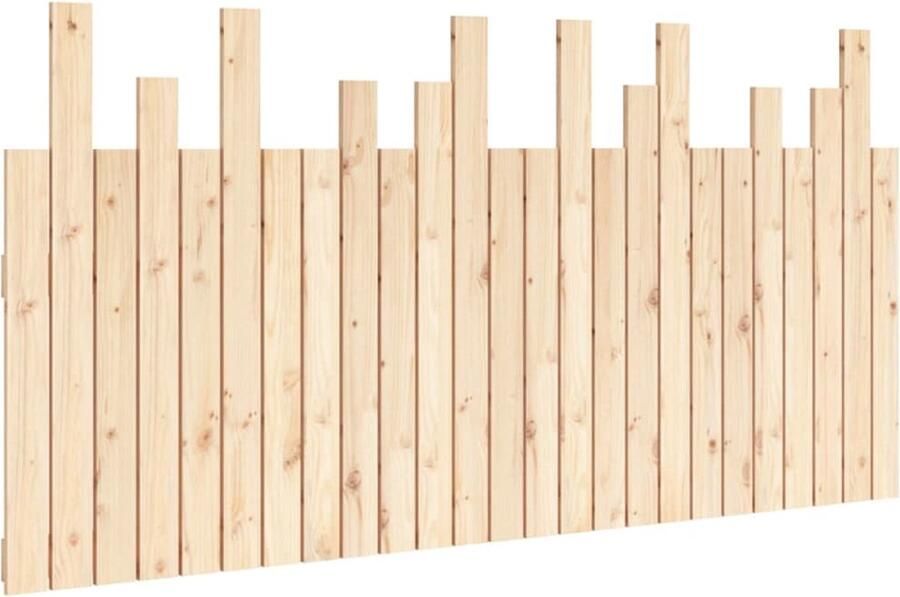 VidaXL Hoofdbord wandmontage 159 5x3x80 cm massief grenenhout