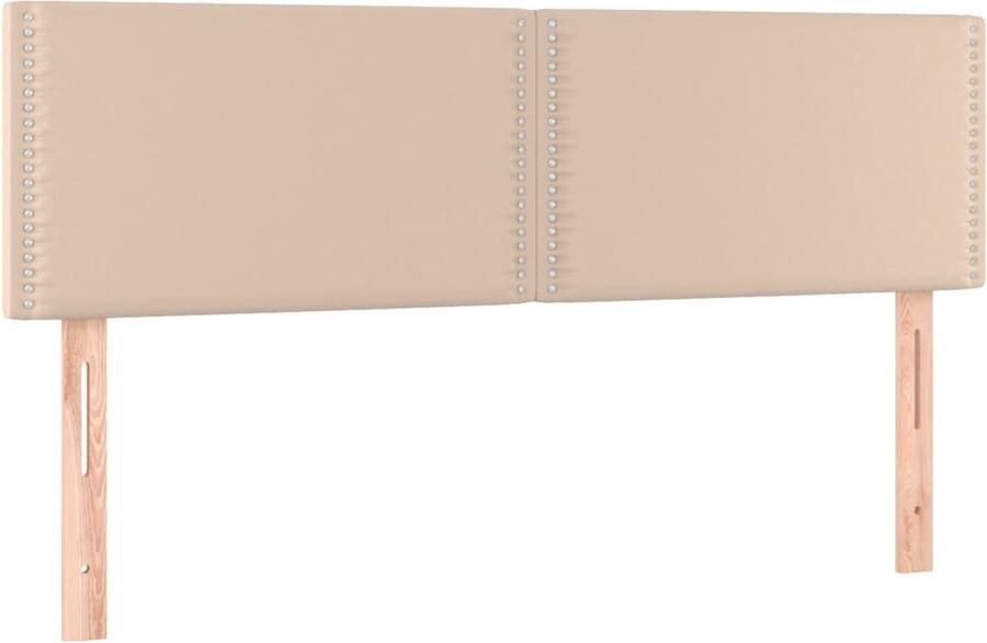 The Living Store Boxspringbed Cappuccino Kunstleer 193x144x78 88 cm Verstelbaar Hoofdbord Pocketvering Matras Middelharde Ondersteuning Huidvriendelijk Topmatras Boxspringbed Boxspring Bed Frame Kapstok Bedroom Furniture - Foto 2