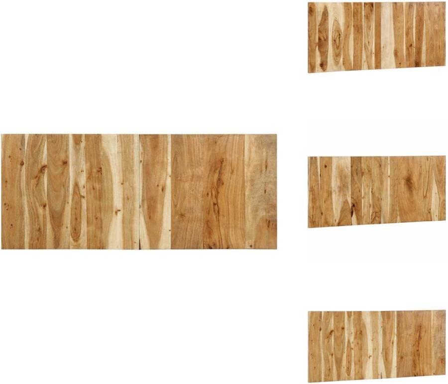 VidaXL Hoofdeinde Hoofdeinden Bed Hoofdeinde Paneel Hoofdbord 120 cm massief acaciahout