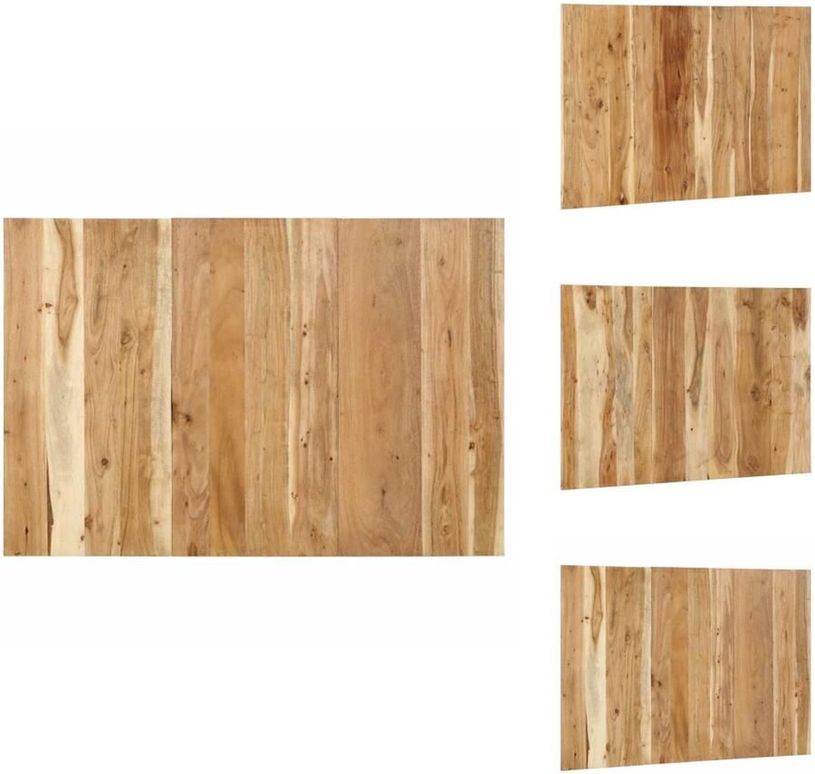 VidaXL Hoofdeinde Hoofdeinden Bed Hoofdeinde Paneel Hoofdbord 120 cm massief acaciahout