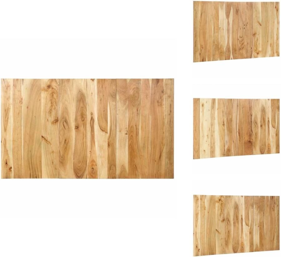 VidaXL Hoofdeinde Hoofdeinden Bed Hoofdeinde Paneel Hoofdbord 140 cm massief acaciahout