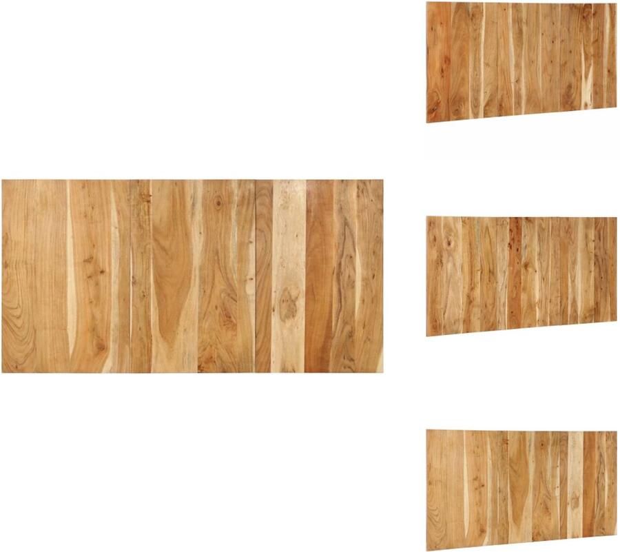 VidaXL Hoofdeinde Hoofdeinden Bed Hoofdeinde Paneel Hoofdbord 160 cm massief acaciahout