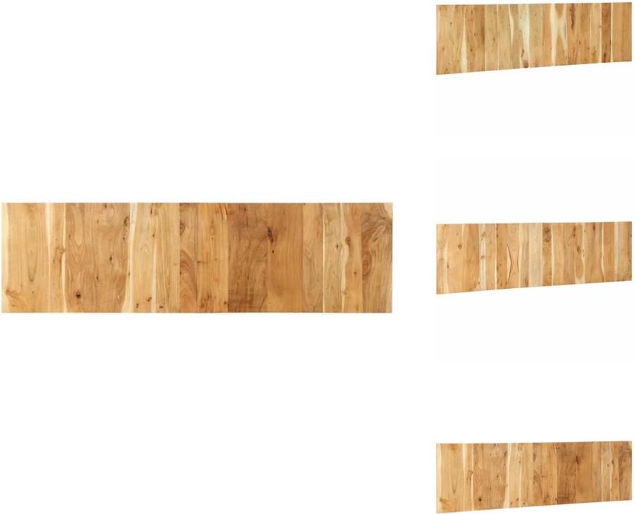 VidaXL Hoofdeinde Hoofdeinden Bed Hoofdeinde Paneel Hoofdbord 180 cm massief acaciahout