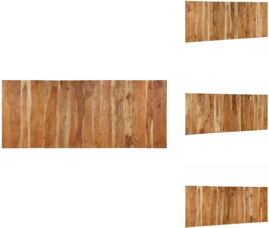 VidaXL Hoofdeinde Hoofdeinden Bed Hoofdeinde Paneel Hoofdbord 200 cm massief acaciahout