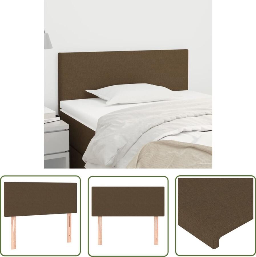The Living Store Hoofdbord Classic Meubels 90x5x78 88 cm Donkerbruin Hoofd Bord Hoofdkussen Beddecoratie Slaapkamers Bruine Meubels