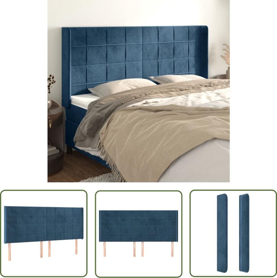 The Living Store Hoofdbord Kleur Materiaal- stof hout larikshout Verstelbaar Comfortabele ondersteuning Hoofd Bord Hoofdkussen Beddengoed Slaapkamers Luxe Meubilair
