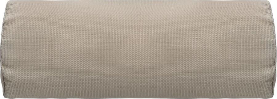 VidaXL Hoofdsteun Ligstoel 40x7 5x15 cm Taupe Tuinstoel Ligstoel Hoofdsteun Textiel Taupe Outdoor Meubels Tuinset Lounge Stoel Relax Stoel - Foto 2