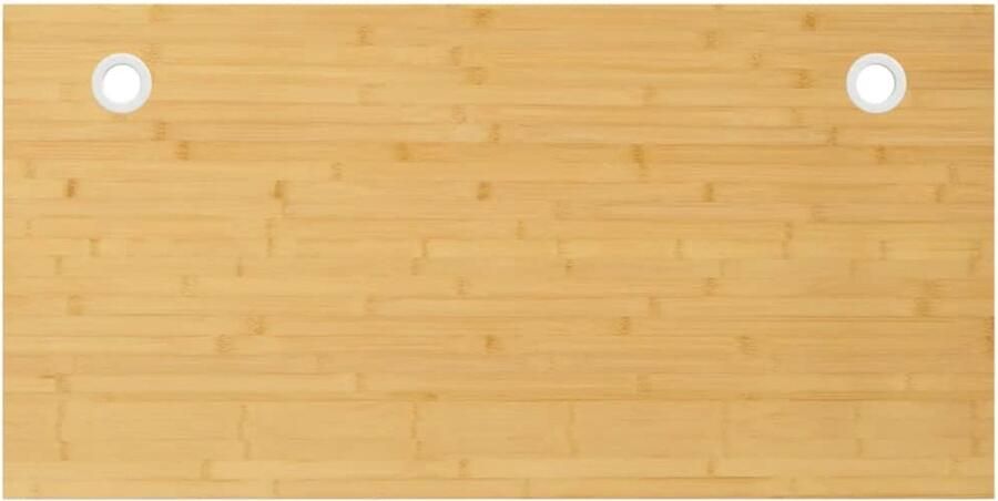 VidaXL Houten Bureau Bamboebureaublad Bureaublad 100x50x2 5 cm bamboe Bureausteen Home Office Werkblad