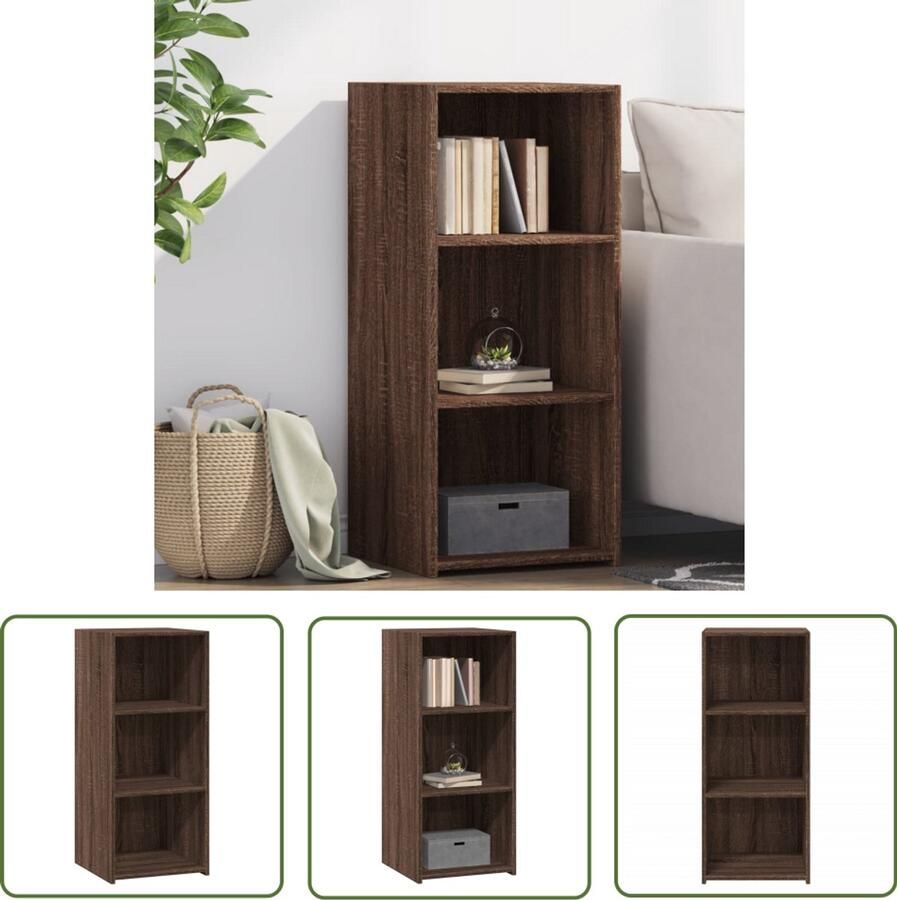 VidaXL Dressoir 40x41x93 cm bewerkt hout bruin eikenkleur Dressoir Houten Dressoir Vintage Dressoir Landelijk Dressoir Scandinavisch Dressoir