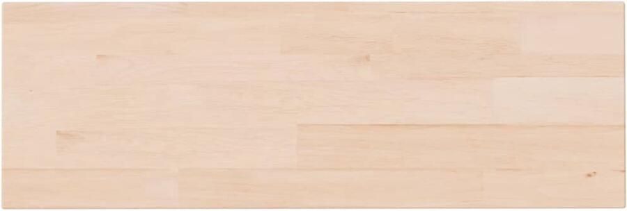 VidaXL Plank 60x20x1 5 cm onbehandeld massief eikenhout Plank Planken Wandplank Opslagplank