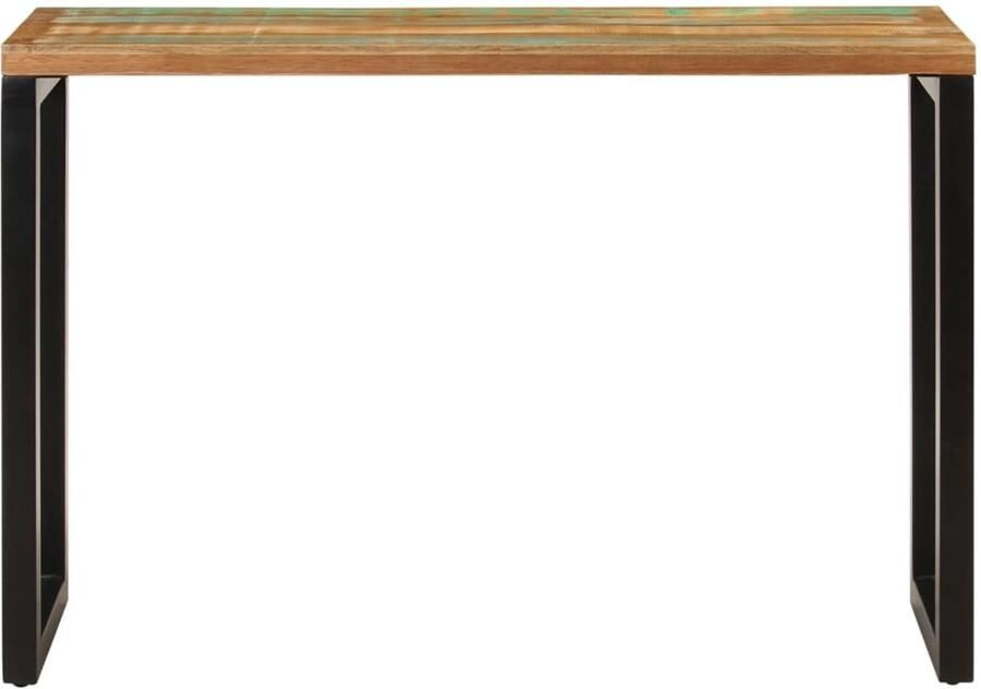 VidaXL Wandtafel Wandtafels Consoletafel Houten Wandtafel 110x35x75 cm massief gerecycled hout