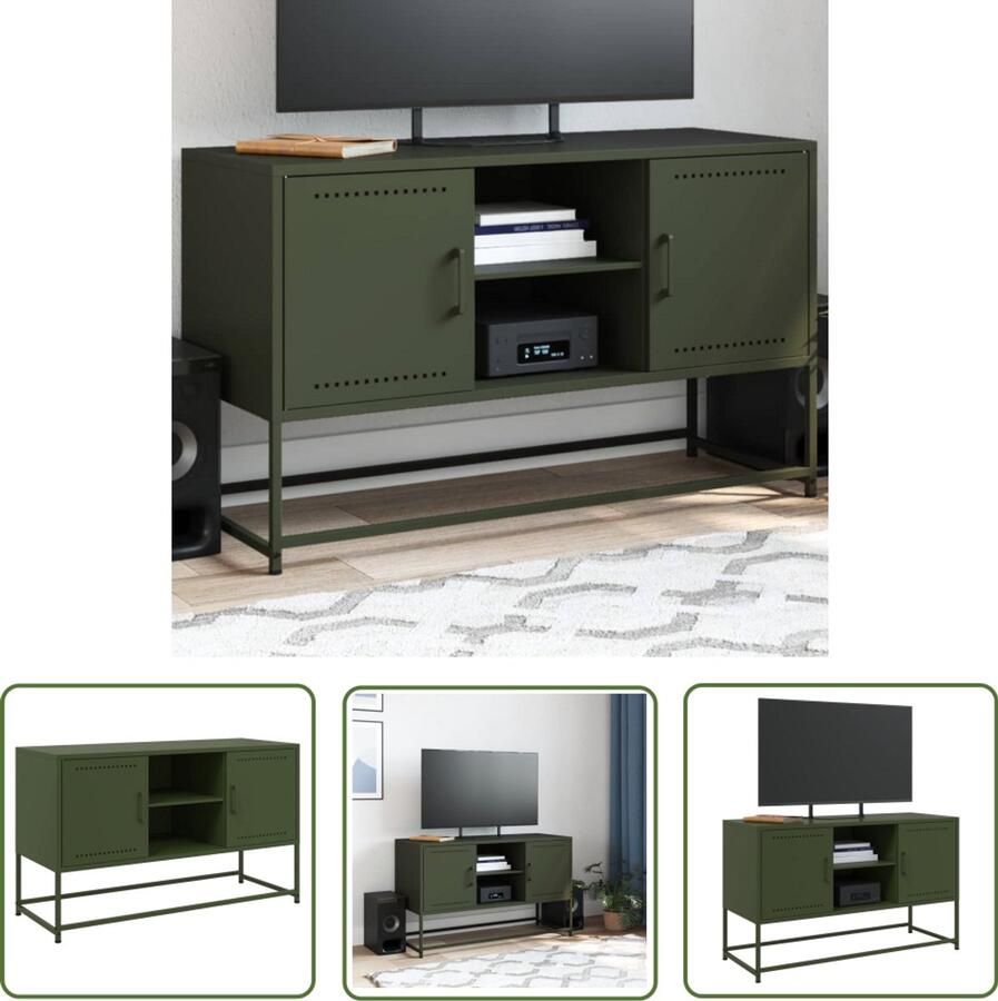 VidaXL Industrieel Design Hoge Kast Hoge kast 36x39x107 cm staal wit Witte Kast Metalen Kast Opbergkast