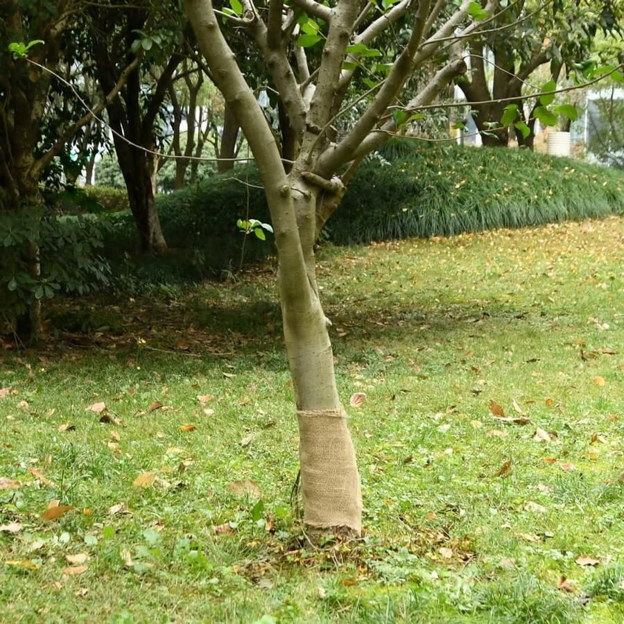 The Living Store Jute Rol 0.25 x 100 m Natuurlijke jute Duurzaam en veelzijdig Juterol Jute Accessoires Natuurlijke Materialen Decoratieve Jute Stoffen