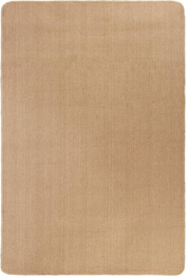 VidaXL Jute Tapijt 70x130 cm Natuurlijk & Duurzaam Jute Tapijt Natuurtapijt Woonaccessoires Vloertapijt Beige Tapijt