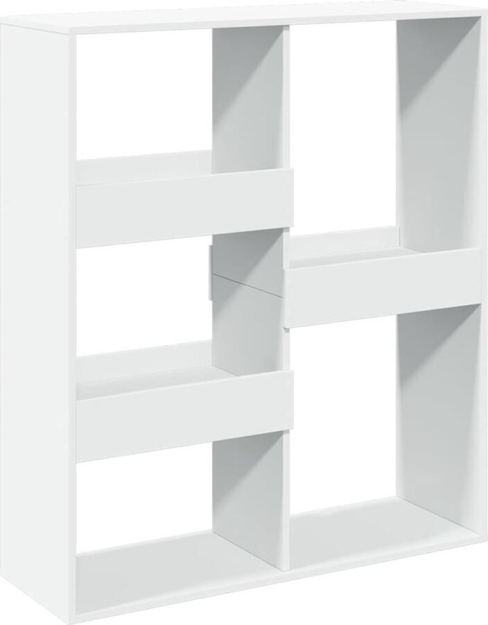 VidaXL Kamerscherm 100x33x115 cm bewerkt hout wit