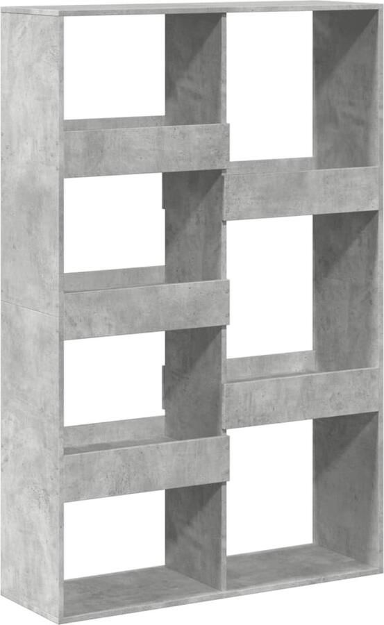 VidaXL kamerscherm 100x33x155 5 cm bewerkt hout betongrijs