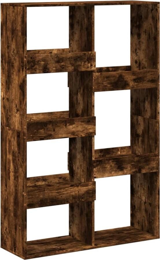 VidaXL Boekenkast 100x33x155 5 cm bewerkt hout gerookt eikenkleurig