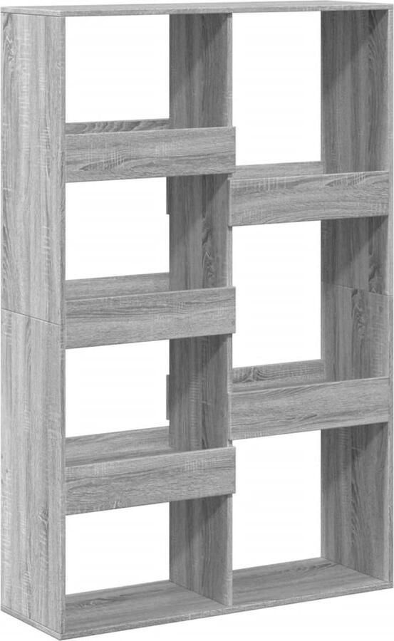 VidaXL kamerscherm 100x33x155 5 cm bewerkt hout grijs sonoma eiken