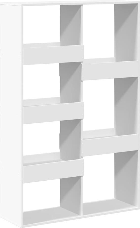 VidaXL Kamerscherm 100x33x155 5 cm bewerkt hout wit