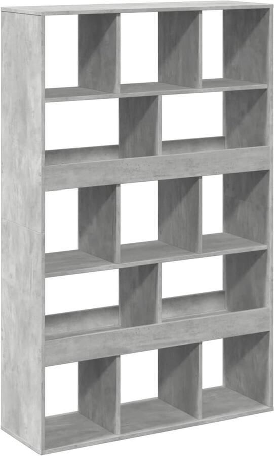 VidaXL kamerscherm 100x33x156 5 cm bewerkt hout betongrijs