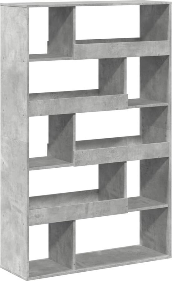 VidaXL kamerscherm 100x33x156 5 cm bewerkt hout betongrijs