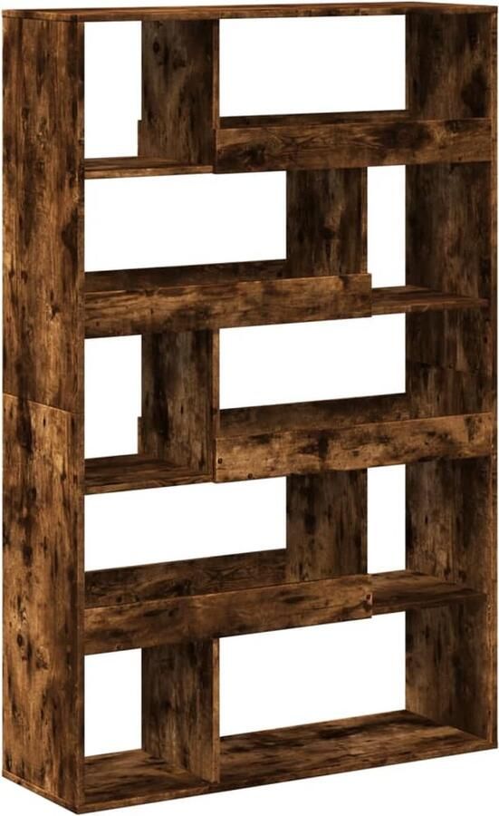 VidaXL kamerscherm 100x33x156 5 cm bewerkt hout gerookt eikenkleurig