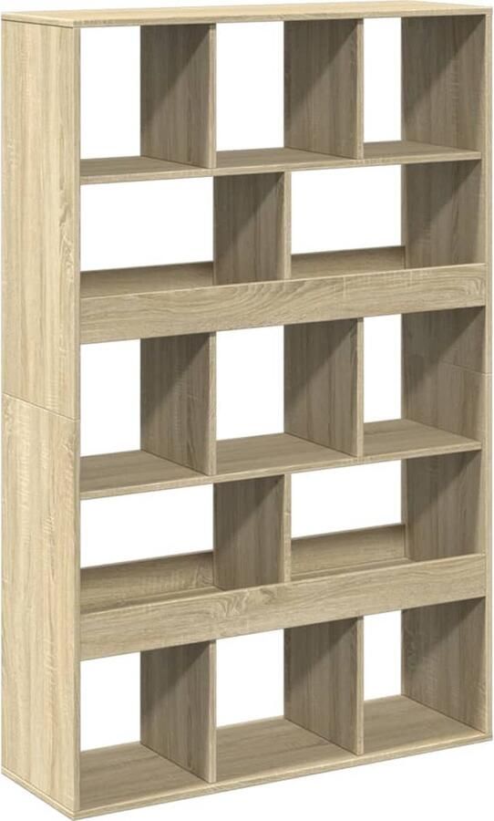 VidaXL kamerscherm 100x33x156 5 cm bewerkt hout sonoma eikenkleurig