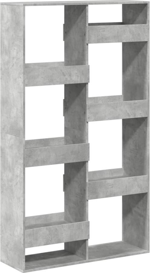 VidaXL Kamerscherm 100x33x175 cm bewerkt hout betongrijs