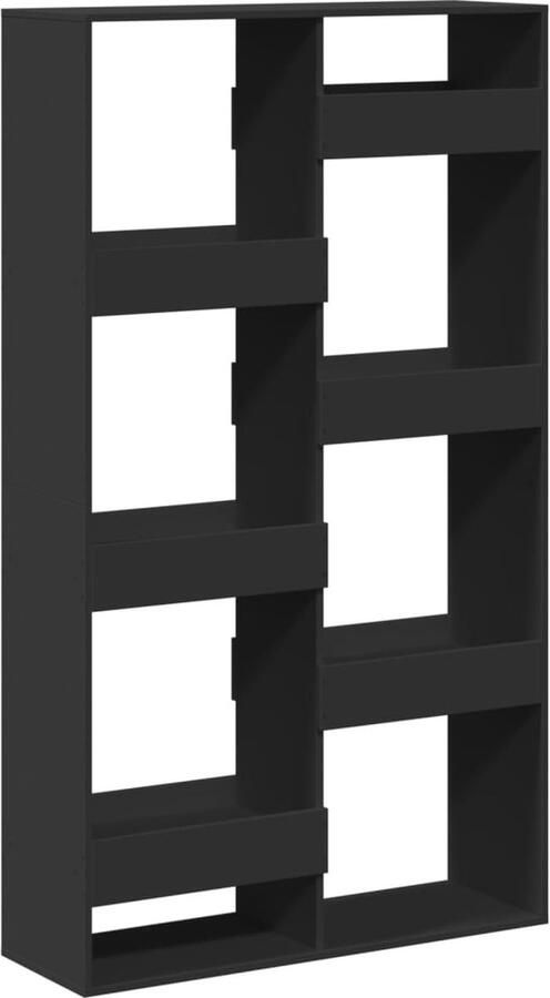 VidaXL Kamerscherm 100x33x175 cm bewerkt hout zwart