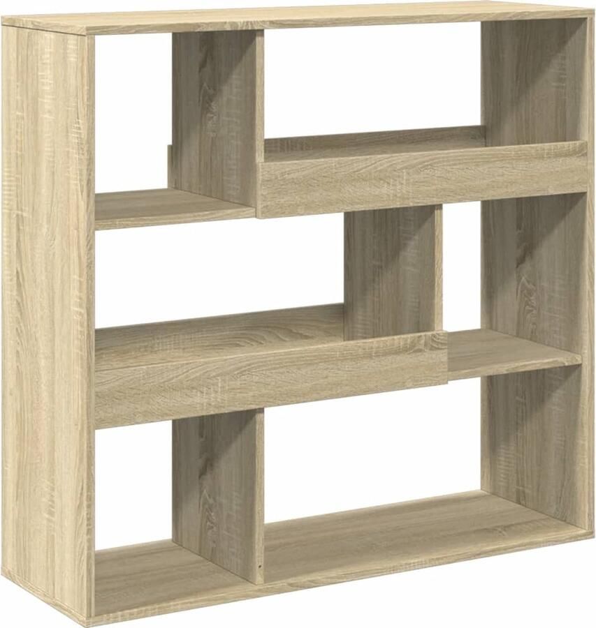 VidaXL Kamerscherm 100x33x94 5 cm bewerkt hout sonoma eikenkleurig