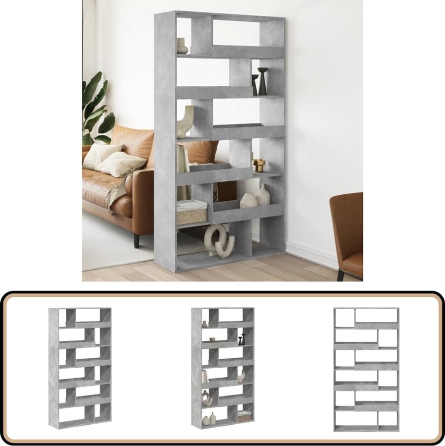 VidaXL Kamerscherm 12 schappen 100x33x187 5 cm Kamerscherm Kamerschermen Scheidingswand Kamerverdeler