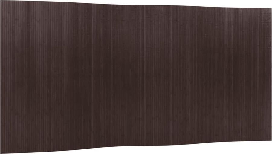 VidaXL KamerschermÂ 165x400 cmÂ bamboe donkerbruin
