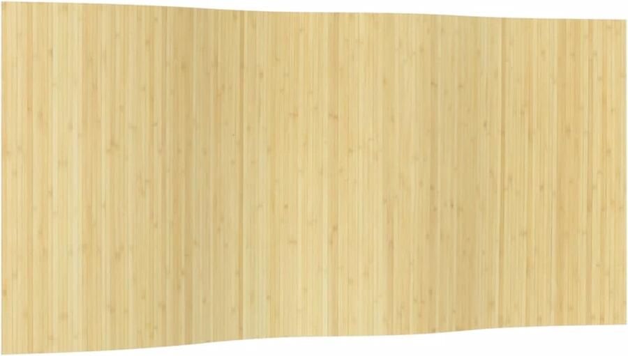 VidaXL KamerschermÂ 165x400 cmÂ bamboe lichtnaturel