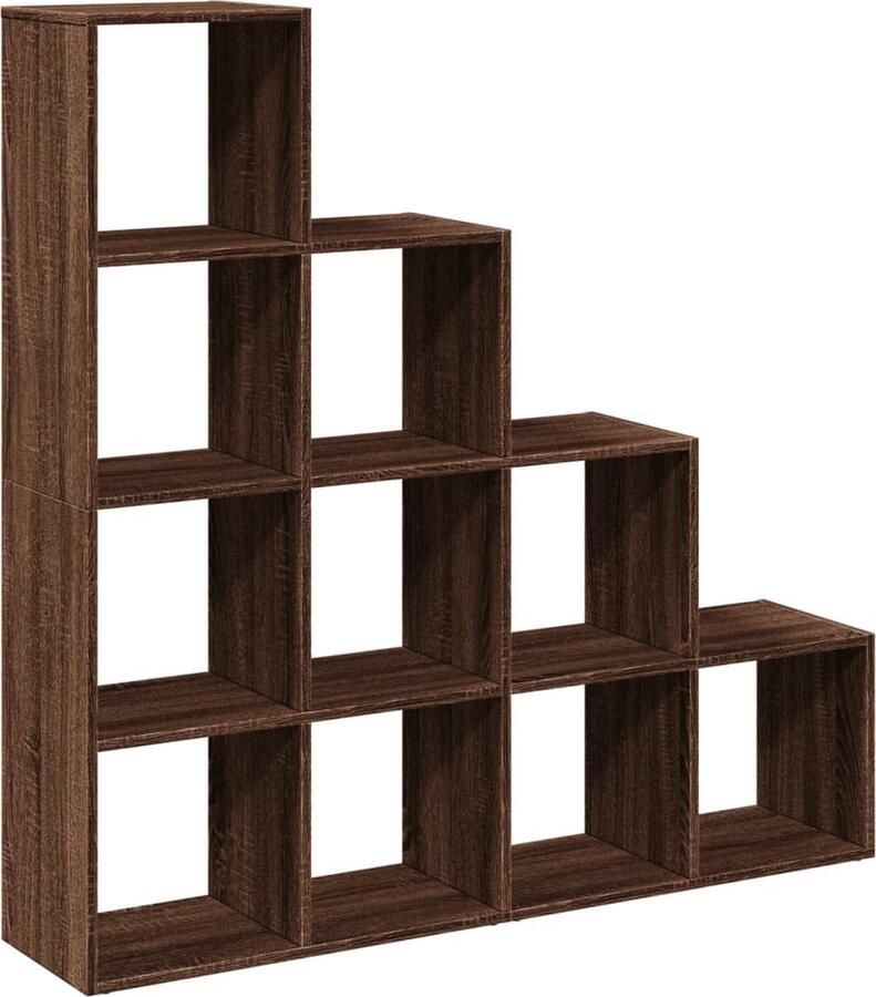 VidaXL Kamerscherm boekenkast 131 5x29x131 5 cm hout bruin eiken