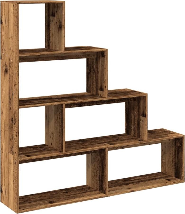 VidaXL Kamerscherm Boekenkast 143 5x29x143 5 cm Hout Boekenkast Boekenkasten Boeken Plank Schappenkast