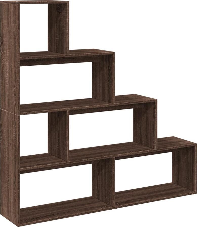 VidaXL Kamerscherm boekenkast 143 5x29x143 5 cm hout bruin eiken
