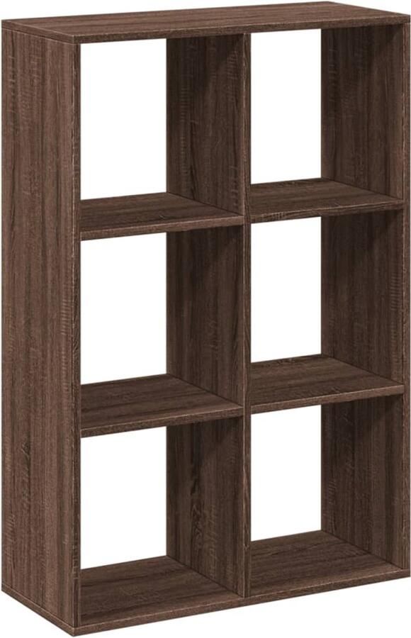VidaXL Kamerscherm boekenkast 69 5x29x103 5 cm hout bruin eikenkleur