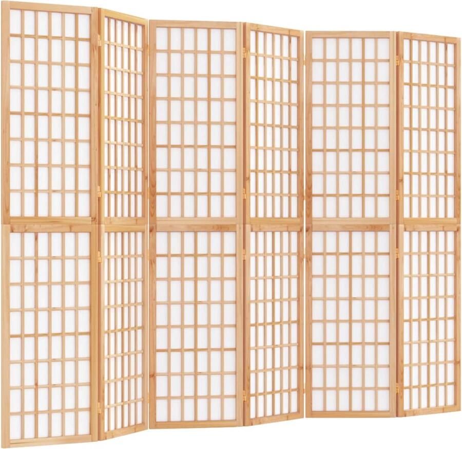 VidaXL -Kamerscherm-inklapbaar-6-panelen-Japanse-stijl-240x170-cm