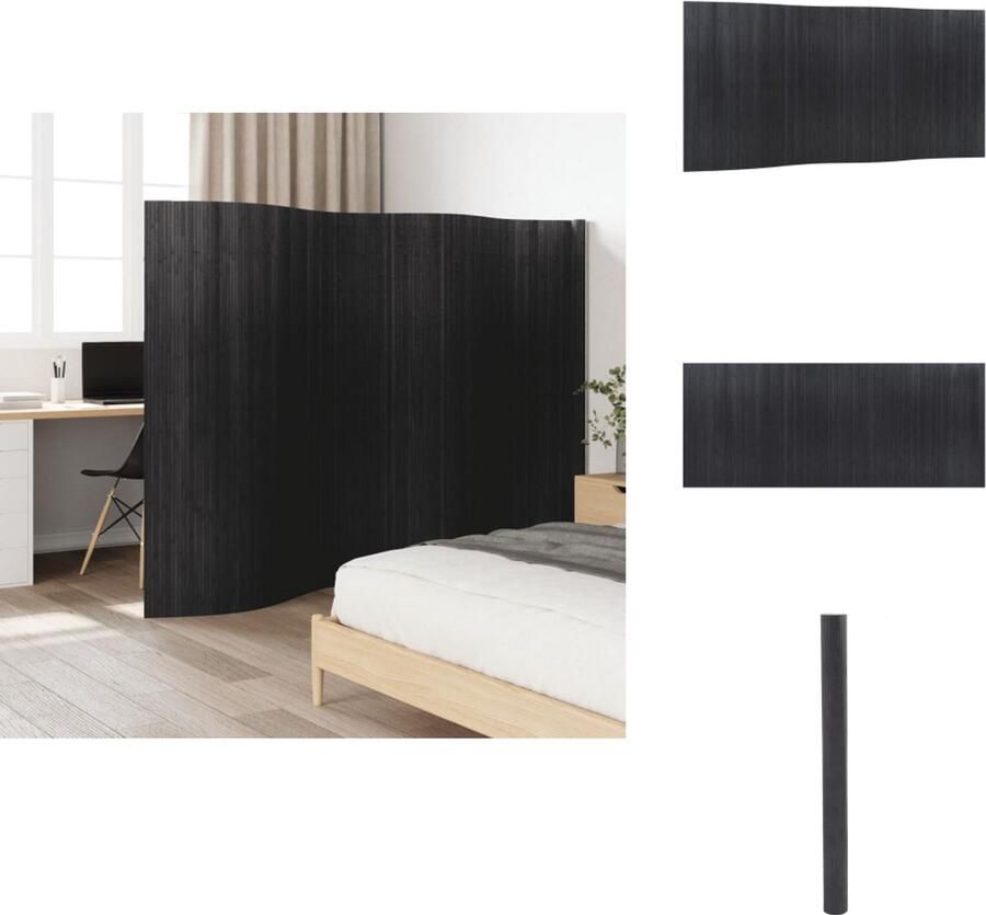 VidaXL Kamerscherm Kamerschermen Privacy Scherm Privacyscherm Kamerscherm 165x400 cm bamboe grijs