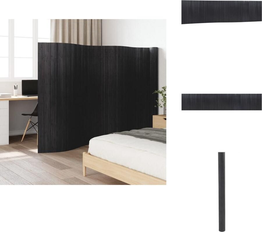 VidaXL Kamerscherm Kamerschermen Privacy Scherm Privacyscherm Kamerscherm 165x800 cm bamboe grijs