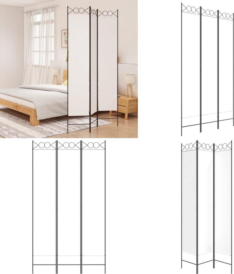 The Living Store Kamerscherm naam Kamerinrichting 120x220 cm ademend en duurzaam Kamerscherm Scheidingswand Privacy Screen Wanddecoratie Woonaccessoires - Foto 2