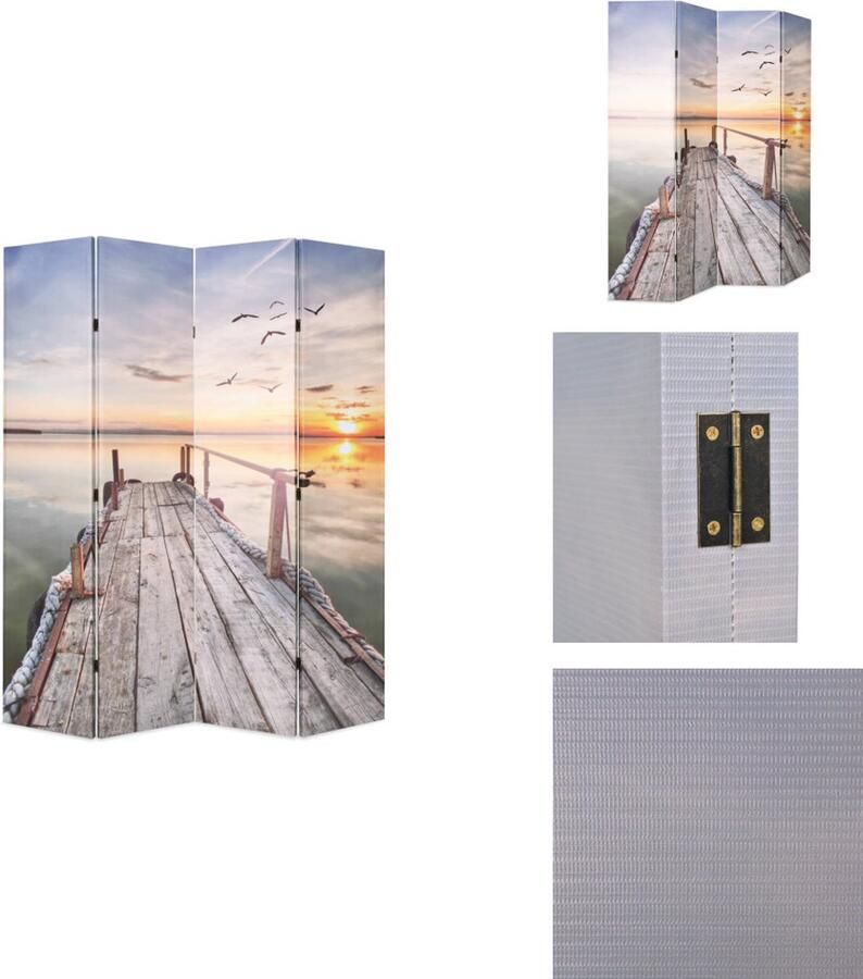 VidaXL Kamerverdeler Kamerverdelers Paravent Paravents Kamerscherm inklapbaar meer 160x170 cm