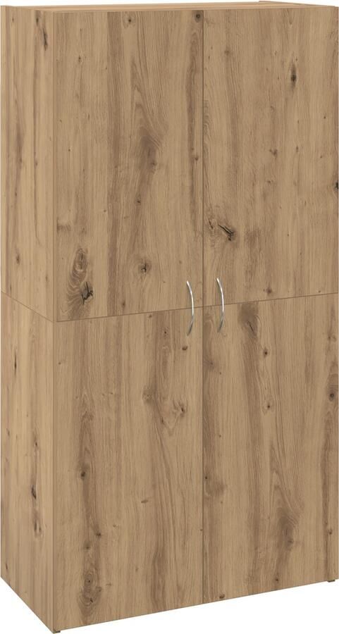 VidaXL Kantoor kast met plank artisanaal eikenkleurig 60 x 32 x 115 cm