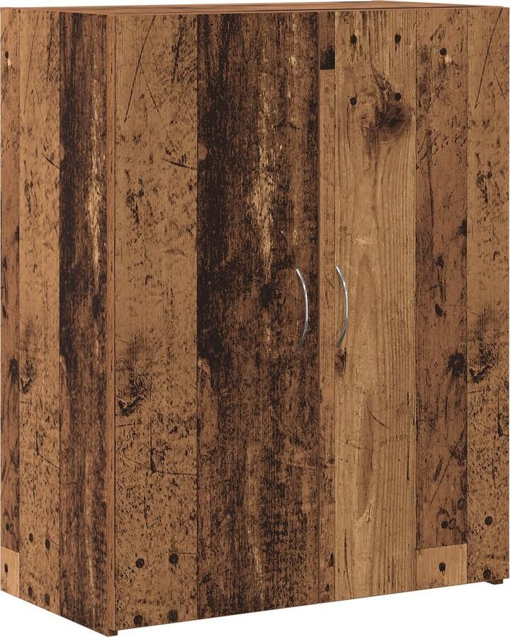 VidaXL Kantoor kast met plank Oud hout 60 x 32 x 77.5 Bewerkt hout